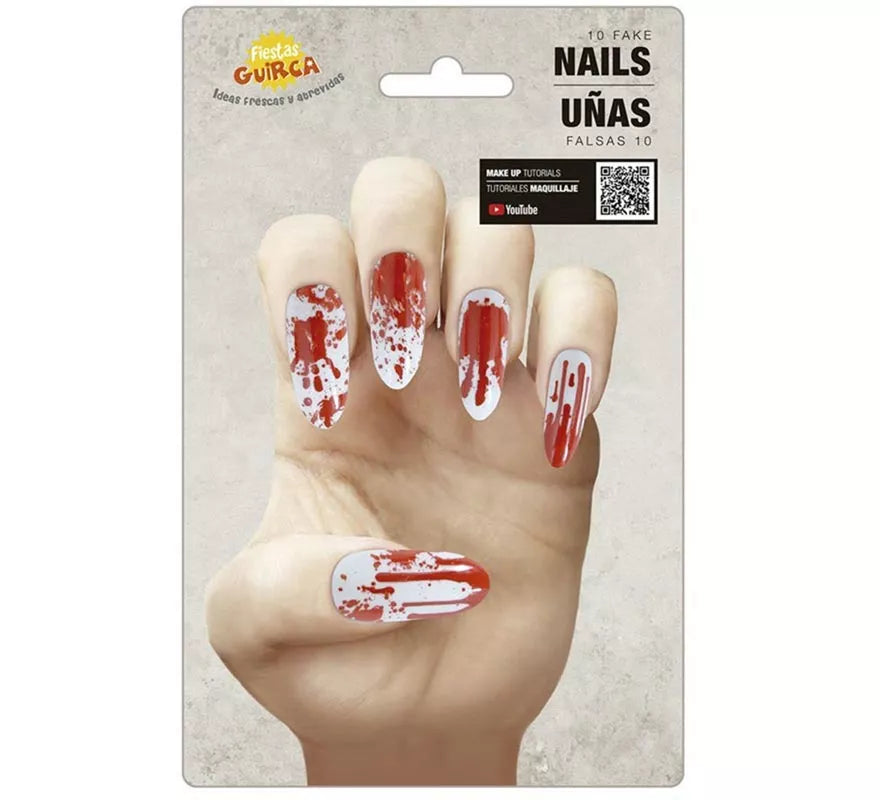 Translation missing: de.Pack de 10 Uñas Sangrientas con pegamento