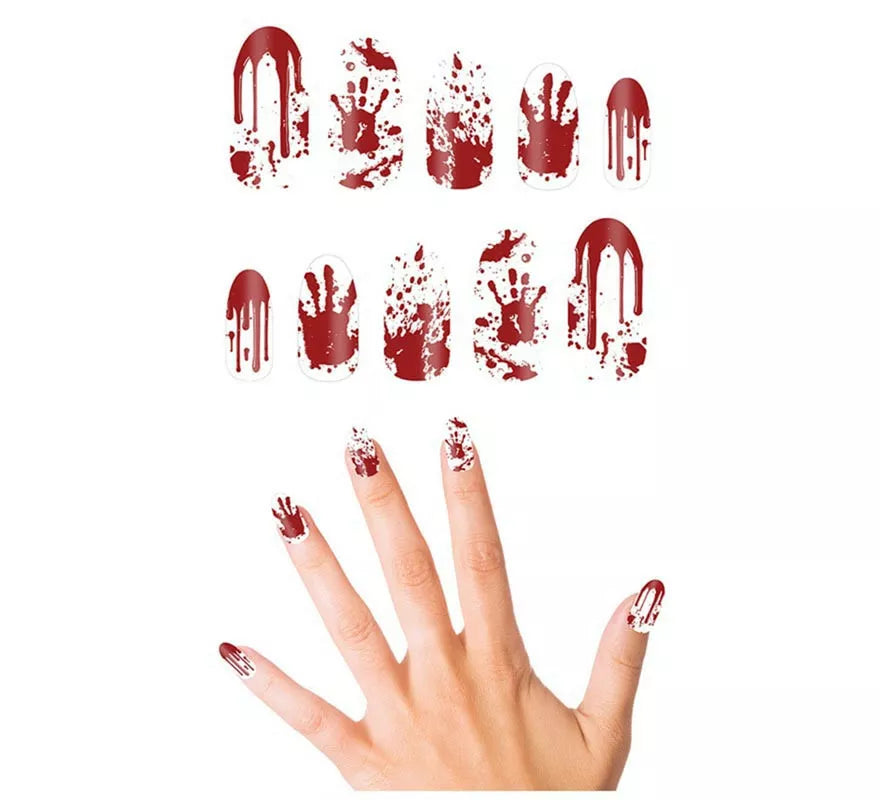Translation missing: de.Pack de 10 Uñas Sangrientas con pegamento