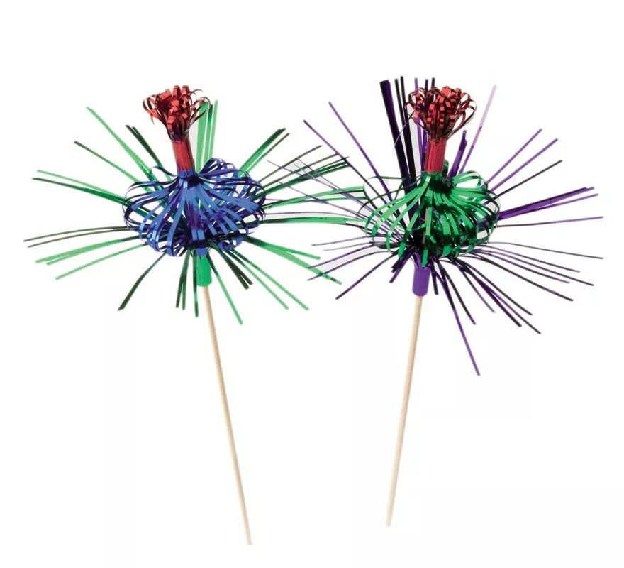 Translation missing: de.Pack de 100 Palmeras violeta Pick de 18 cm