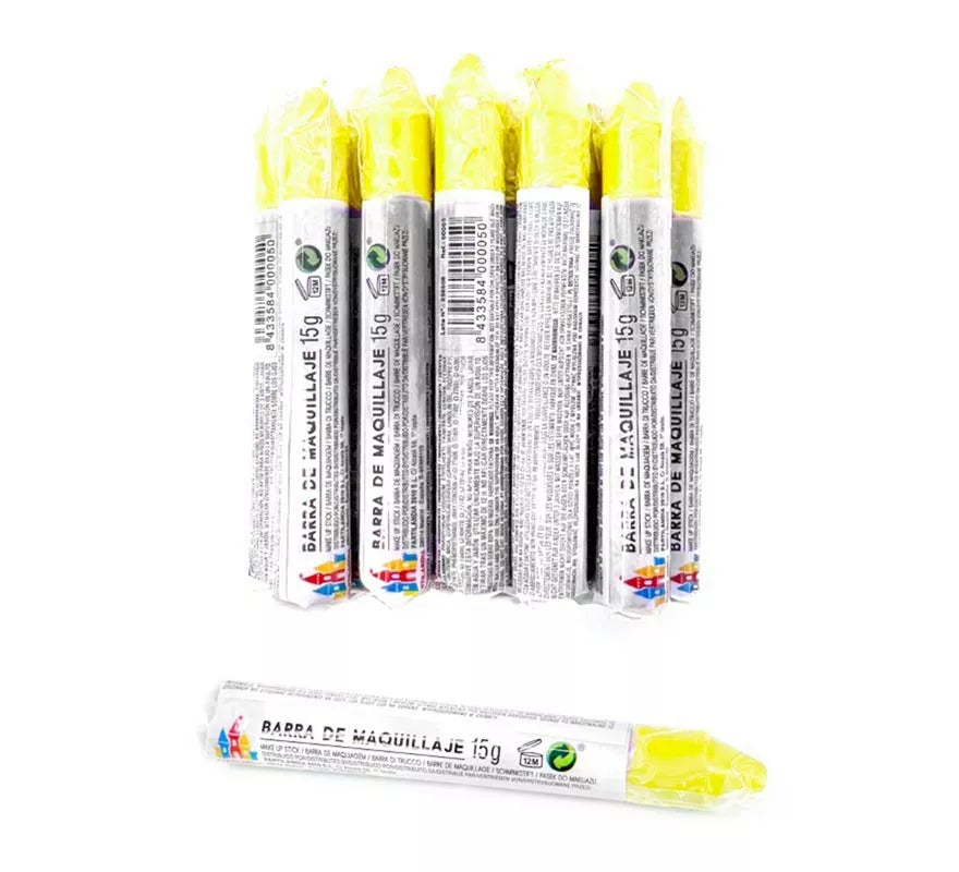 Translation missing: de.Pack de 12 Ceras amarillo fluorescente