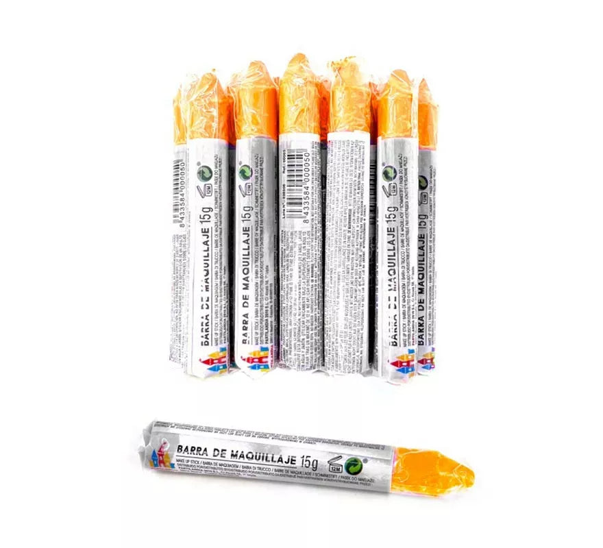 Translation missing: de.Pack de 12 Ceras naranja fluorescente