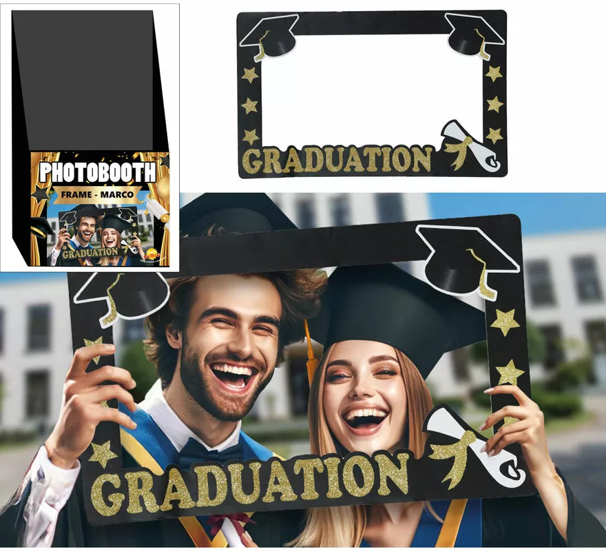 Translation missing: de.Pack de 12 Marcos Photobooth Graduation de 80x50 cm