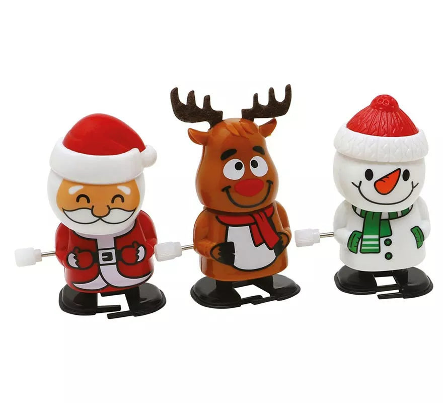 Translation missing: de.Pack de 12 Muñecos Navidad andantes en modelos surtidos de 6,5 cm