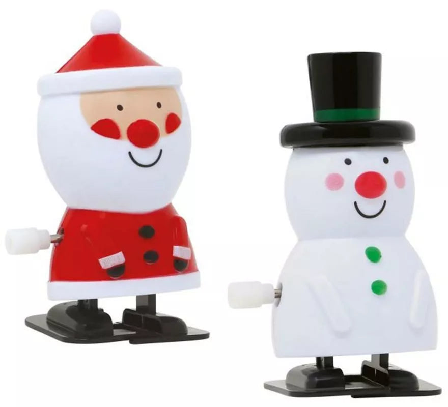 Pack de 12 Muñecos Navidad andantes en modelos surtidos de 8 cm