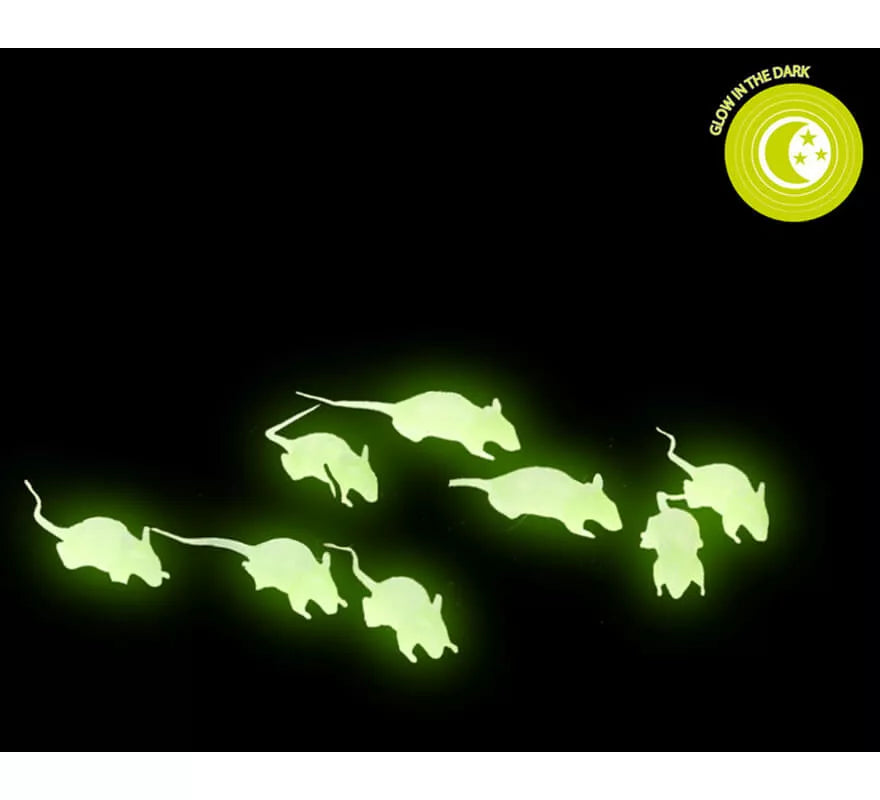 Translation missing: de.Pack de 12 Ratones Fluorescentes y Negros