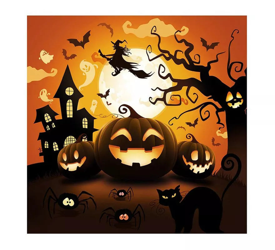 Translation missing: de.Pack de 12 Servilletas Calabaza de 33X33 cm