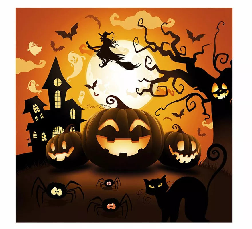 Translation missing: de.Pack de 12 Servilletas Calabaza de 33X33 cm