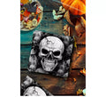 Pack de 12 Servilletas Calavera Temible de 33x33 cm