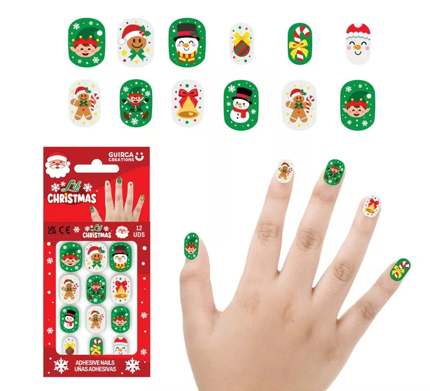 Translation missing: de.Pack de 12 Uñas Adhesivas de Elfos para niña