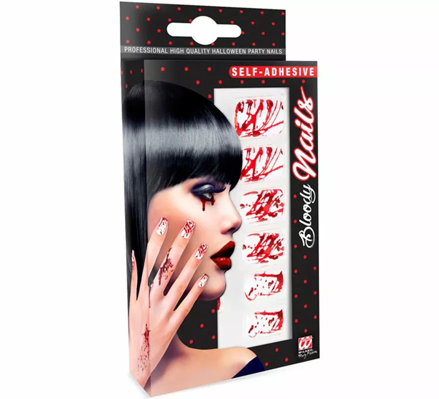 Translation missing: de.Pack de 12 Uñas Autoadhesivas Ensangrentadas