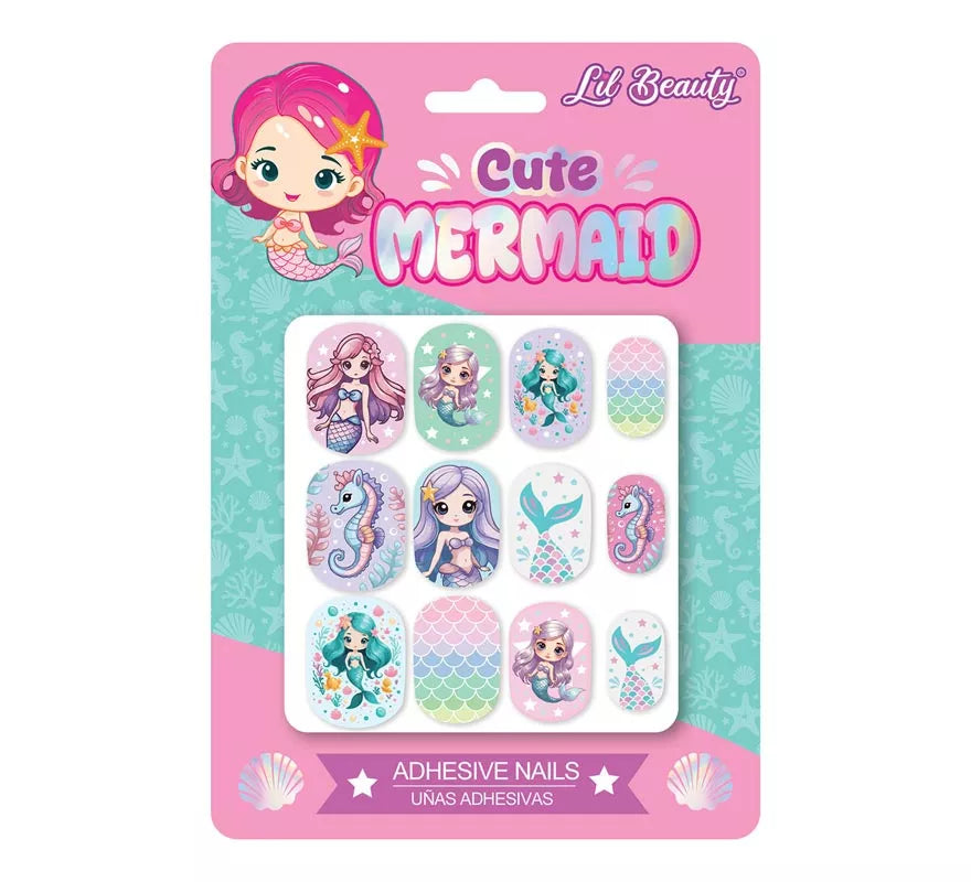 Translation missing: de.Pack de 12 Uñas de Sirenas para niña