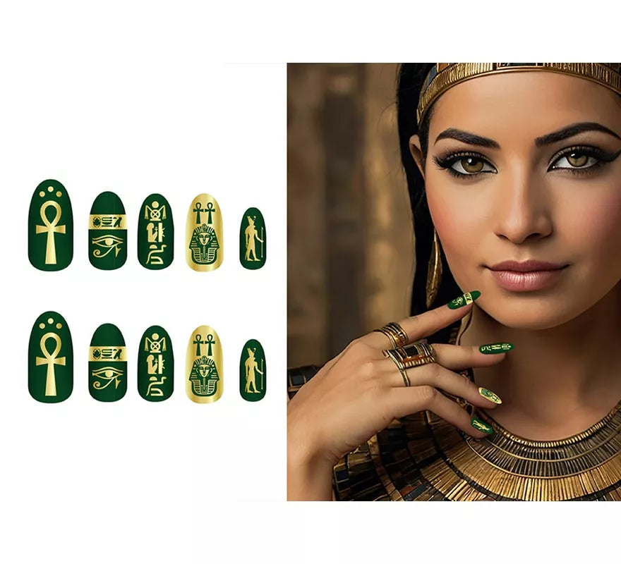 Pack de 12 Uñas Egipcias con Pegamento