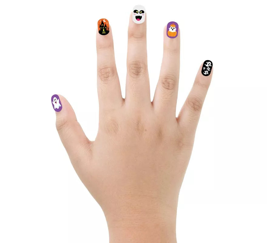 Translation missing: de.Pack de 12 Uñas Fantasma con Adhesivo Infantil