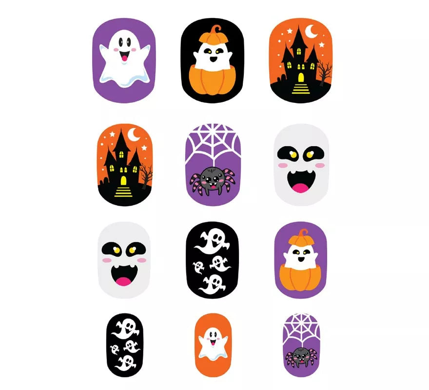 Translation missing: de.Pack de 12 Uñas Fantasma con Adhesivo Infantil