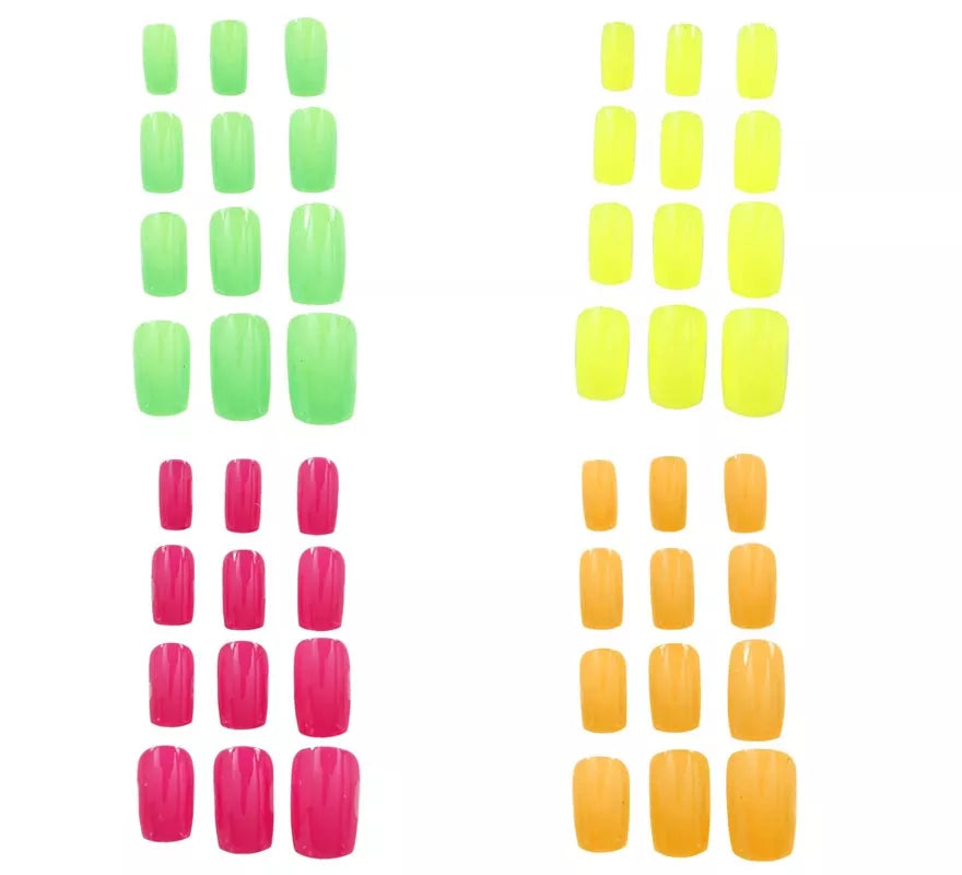Translation missing: de.Pack de 12 Uñas Neón para mujer en varios colores