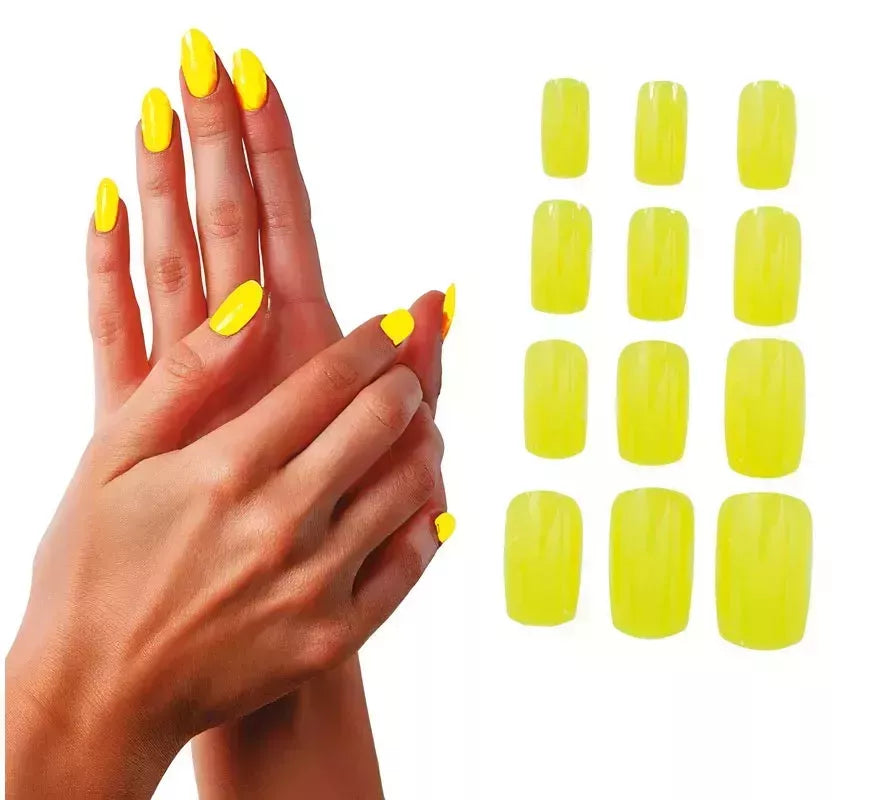 Pack de 12 Uñas Neón para mujer en varios colores