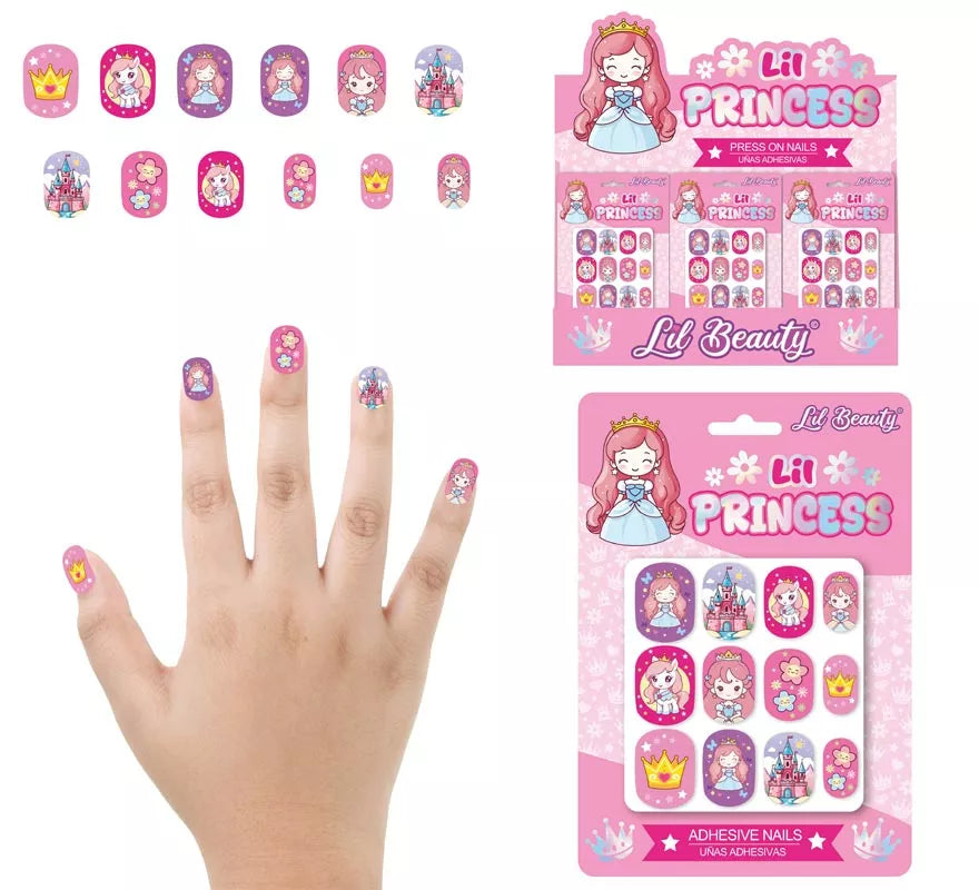 Translation missing: de.Pack de 12 Uñas Pequeña Princesa para niña