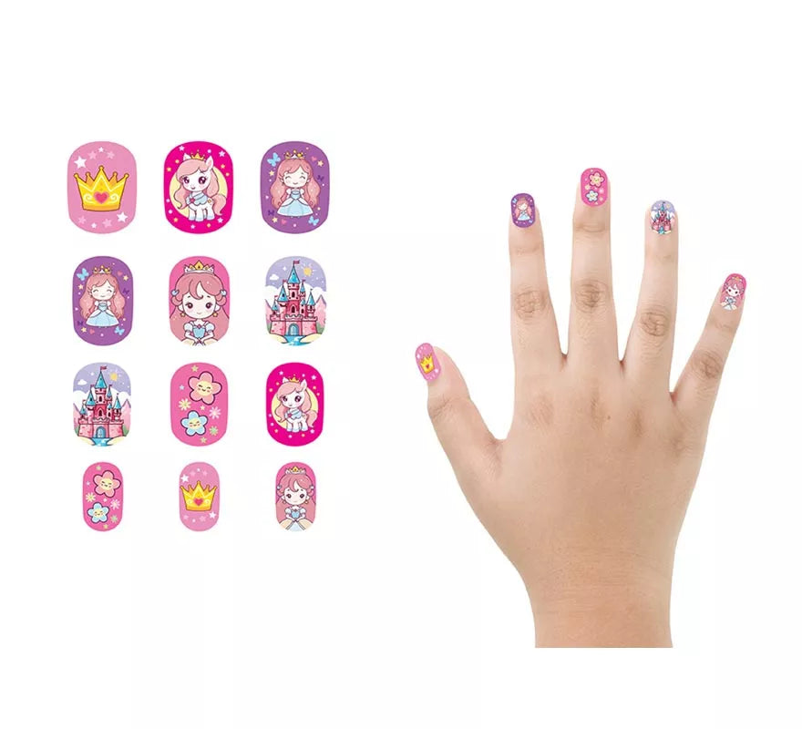 Translation missing: de.Pack de 12 Uñas Pequeña Princesa para niña