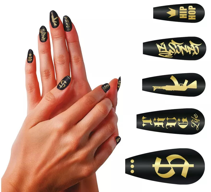 Translation missing: de.Pack de 12 Uñas Thug Life