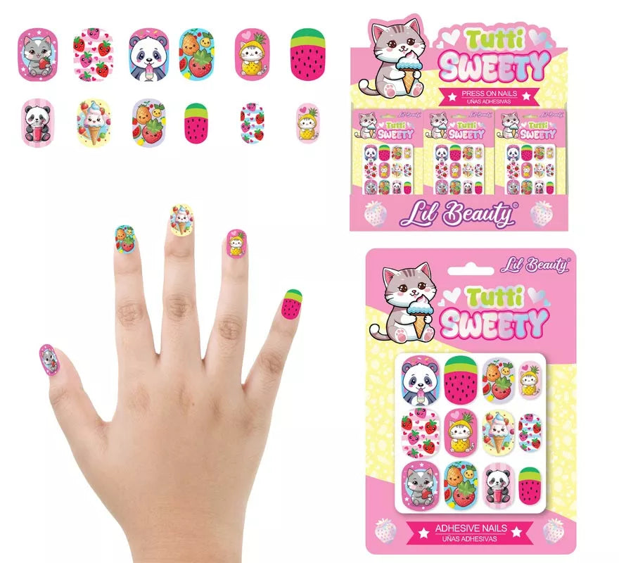 Translation missing: de.Pack de 12 Uñas Tutti Sweety para niña