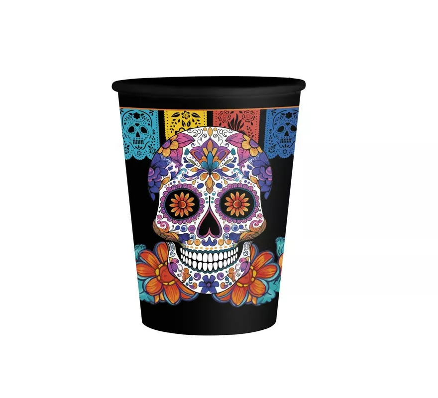 Translation missing: de.Pack de 12 Vasos Día de los Muertos de 9Oz/250 ml