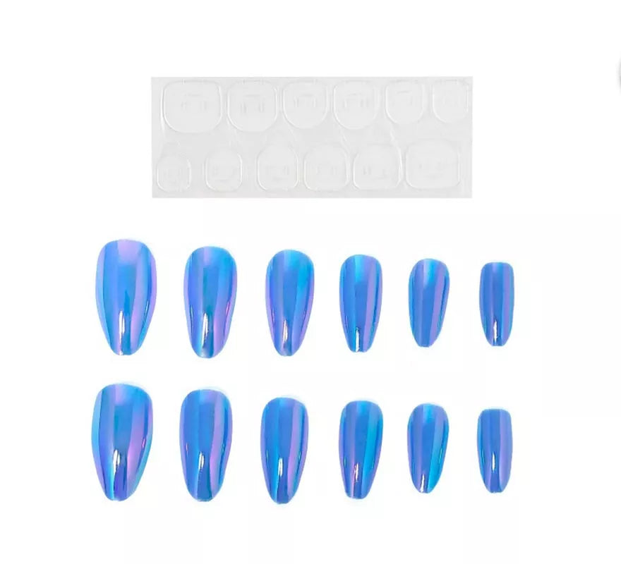 Translation missing: de.Pack de 13 Uñas Autoadhesivas Holo azules