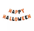 Pack de 14 Globos Happy Halloween negro y naranja de 40 cm