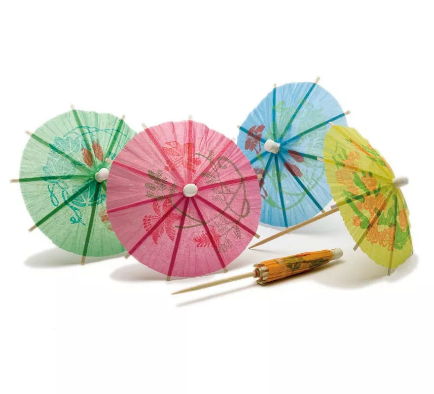 Translation missing: de.Pack de 144 Sombrillas Pequeñas Parasol con pincho