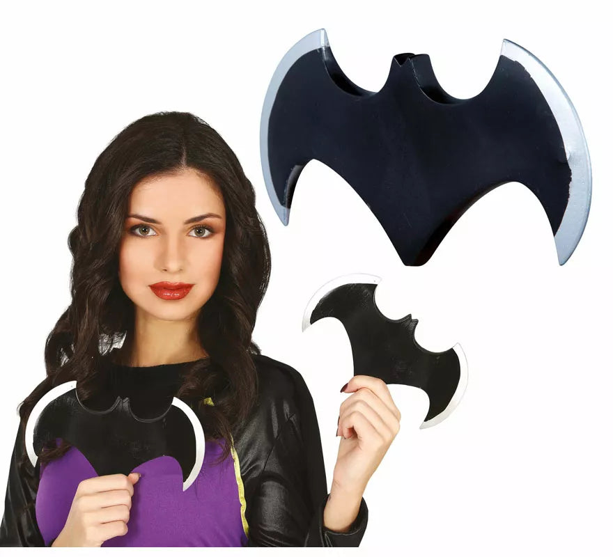 Translation missing: de.Pack de 2 Batarangs Negras de 20 cm