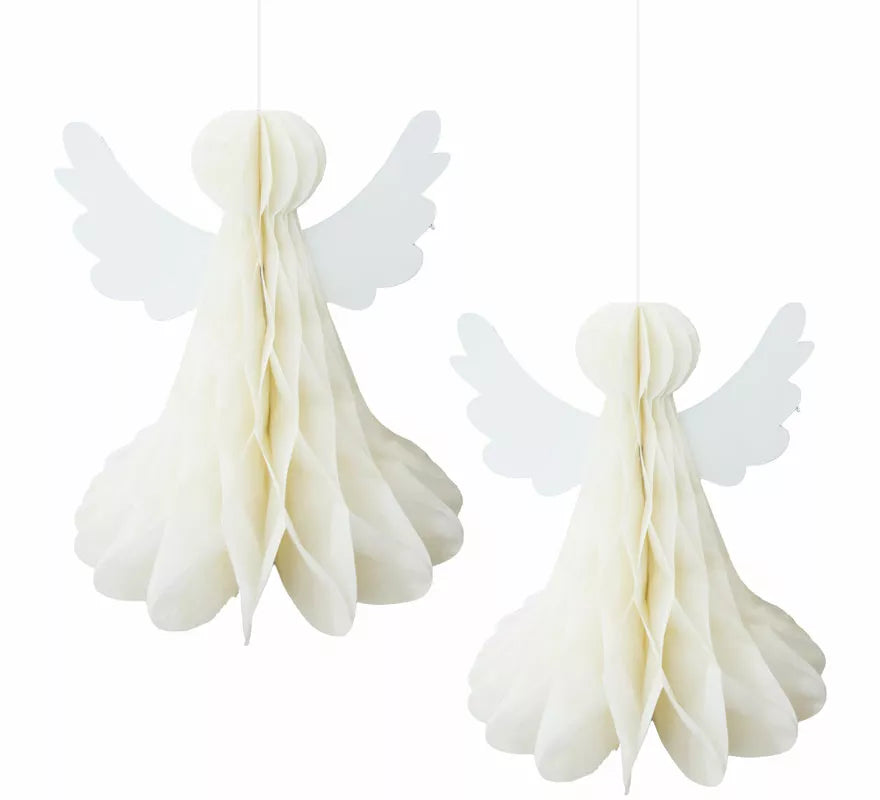 Translation missing: de.Pack de 2 Colgantes Panal de Ángel de 15 cm