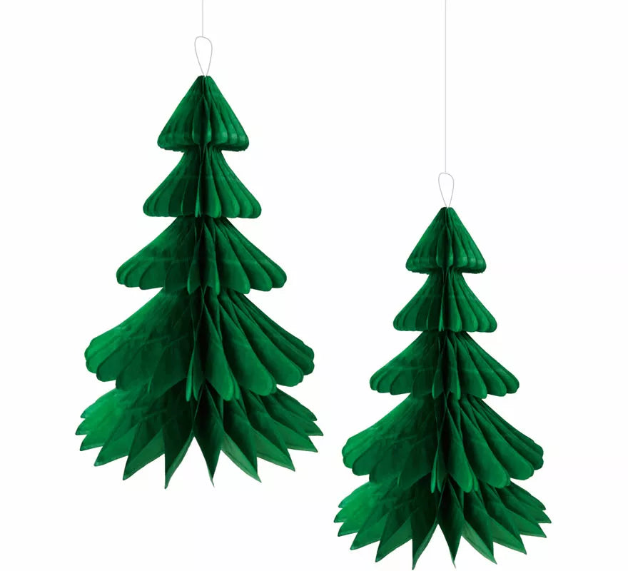 Translation missing: de.Pack de 2 Colgantes Panal de Árbol Navidad
