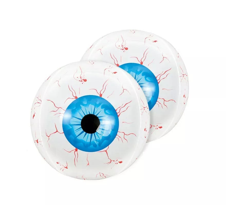 Translation missing: de.Pack de 2 Globos Ojos Hinchables azul 4D de 55 cm