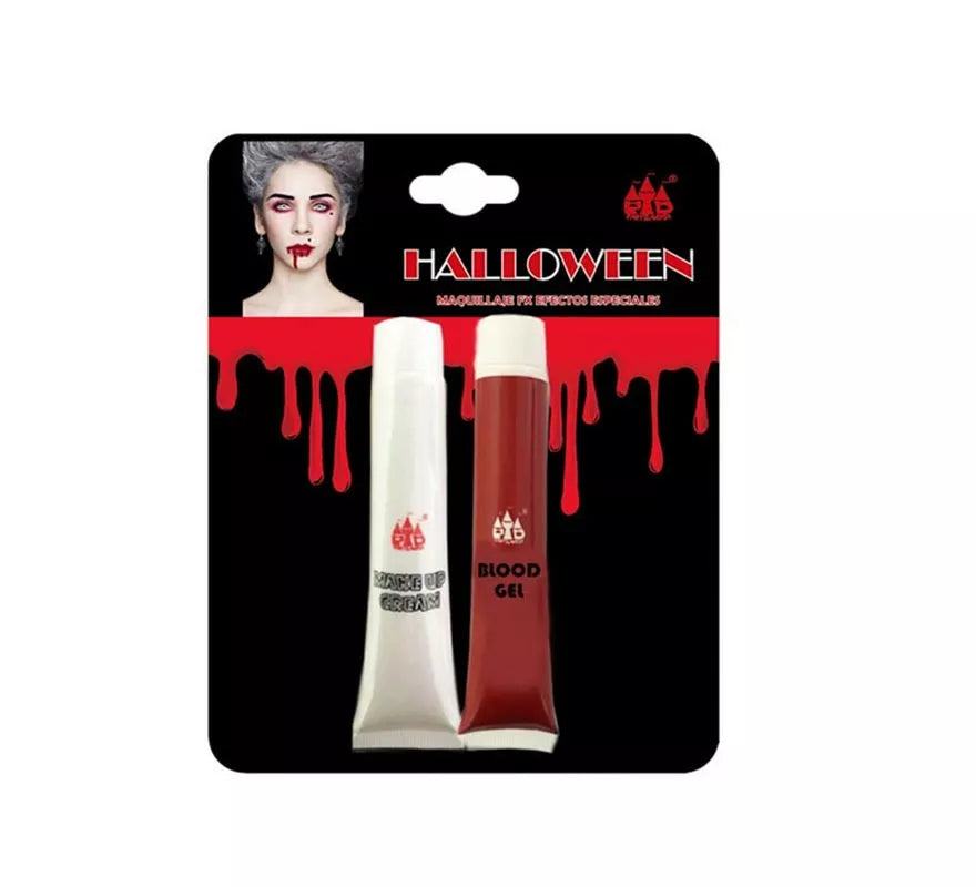 Translation missing: de.Pack de 2 Maquillaje blanco y sangre