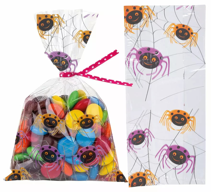 Translation missing: de.Pack de 20 Bolsas Caramelos Arañas de 28X13 cm