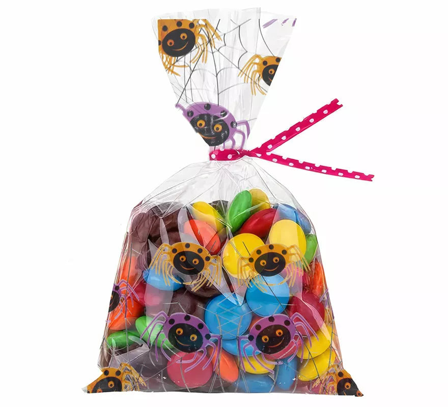 Translation missing: de.Pack de 20 Bolsas Caramelos Arañas de 28X13 cm