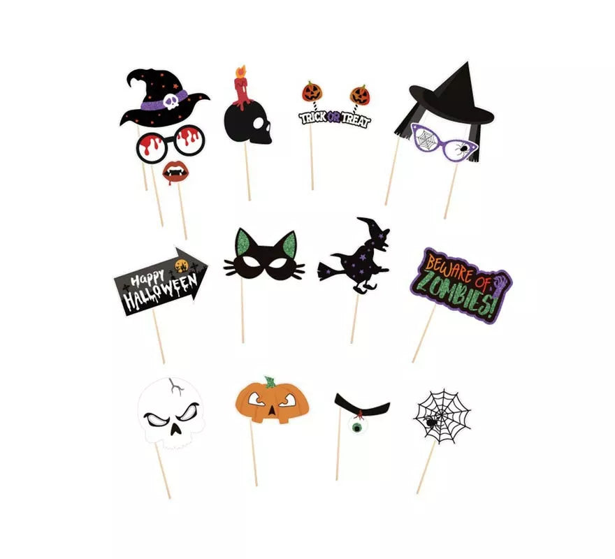 Translation missing: de.Pack de 20 Photocall Halloween