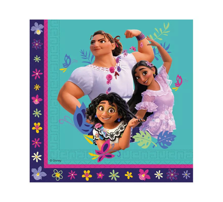 Translation missing: de.Pack de 20 Servilletas de Encanto Disney de Papel de 33 x 33 cm