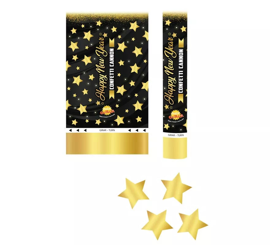 Translation missing: de.Pack de 3 Cañones Kabuki Happy New Year Confetti de 10,5 cm