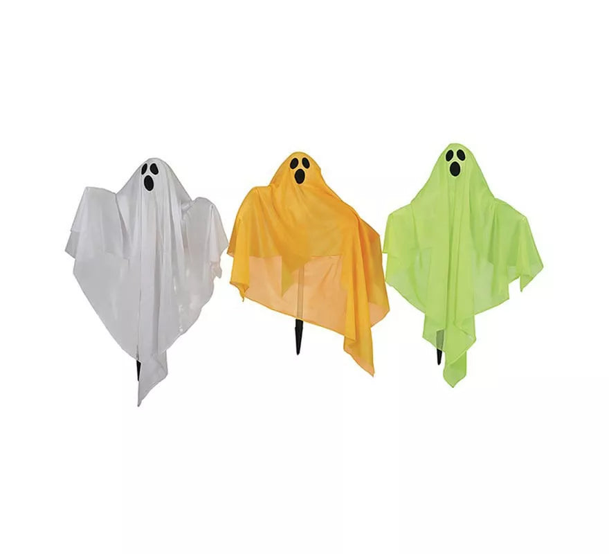 Translation missing: de.Pack de 3 Fantasmas con pincho y luz de 90x70 cm
