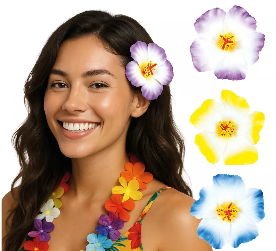 Translation missing: de.Pack de 3 Flores Hawaianas
