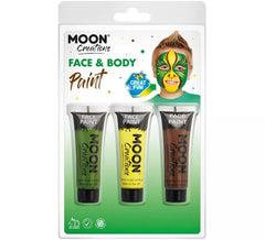 Packung mit 3 Make-up für Gesicht und Körper von 12 ml Jungle