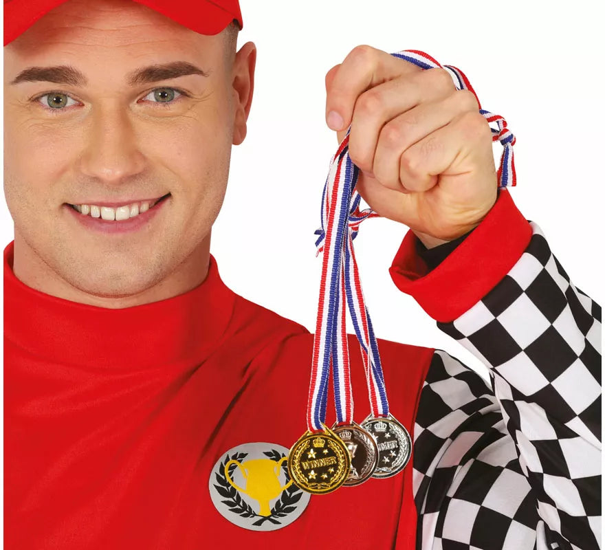 Translation missing: de.Pack de 3 Medallas: Bronce, plata y dorado de 4 cm