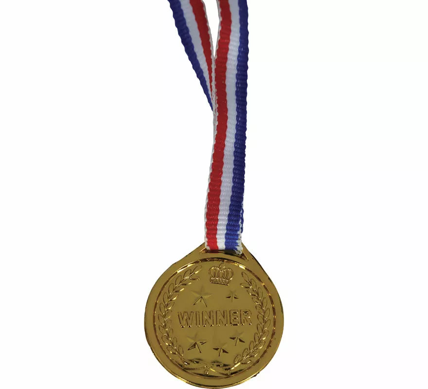 Pack de 3 Medallas: Bronce, plata y dorado de 4 cm