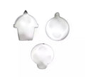Pack de 3 Moldes de Repostería gato, lápida y calavera