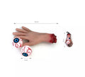 Pack de 3 piezas Mano y Ojos sangrientos de 25 cm