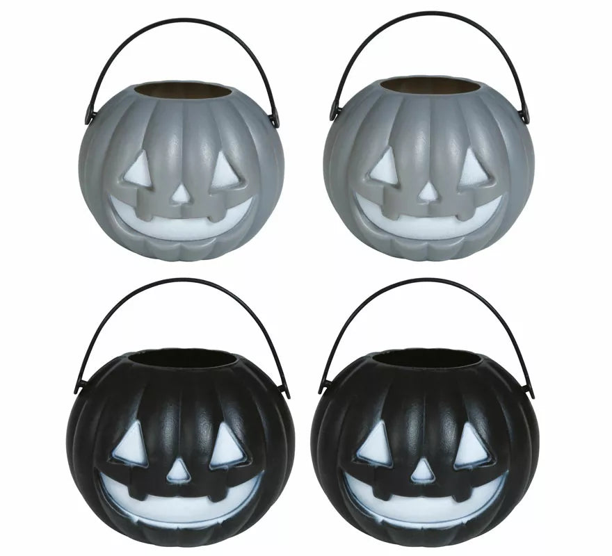 Translation missing: de.Pack de 4 Calabazas en colores surtidos de 5x6 cm
