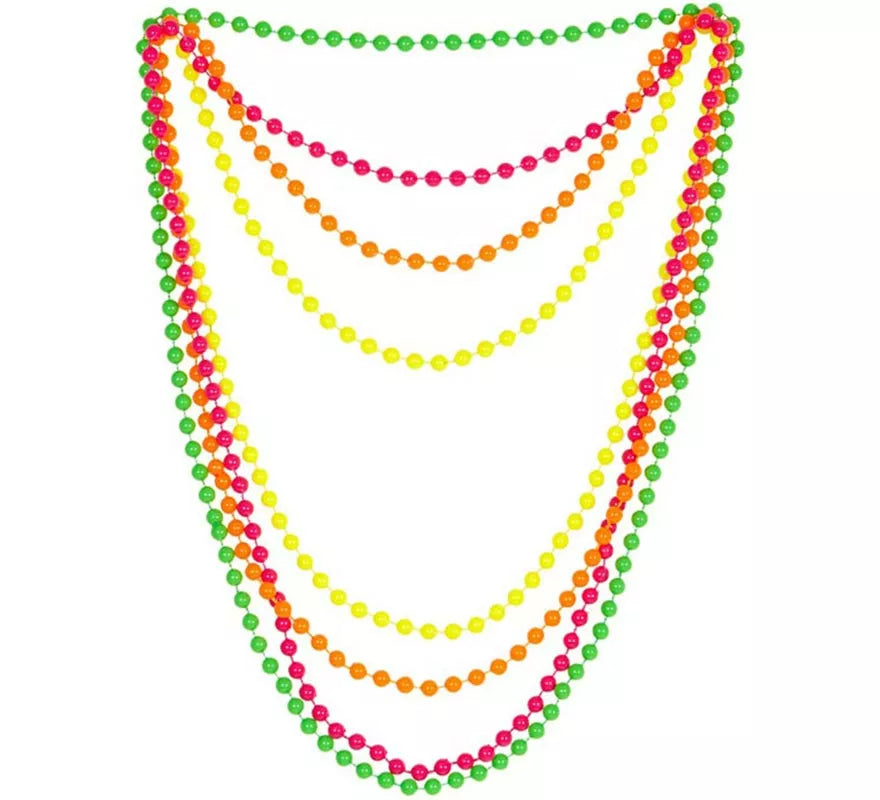 Translation missing: de.Pack de 4 Collares neón Años 80