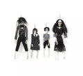 Pack de 4 Esqueletos Familia gótica de 40 cm