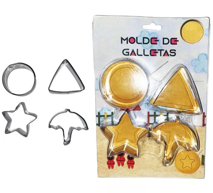 Translation missing: de.Pack de 4 Moldes para Galletas de El Juego