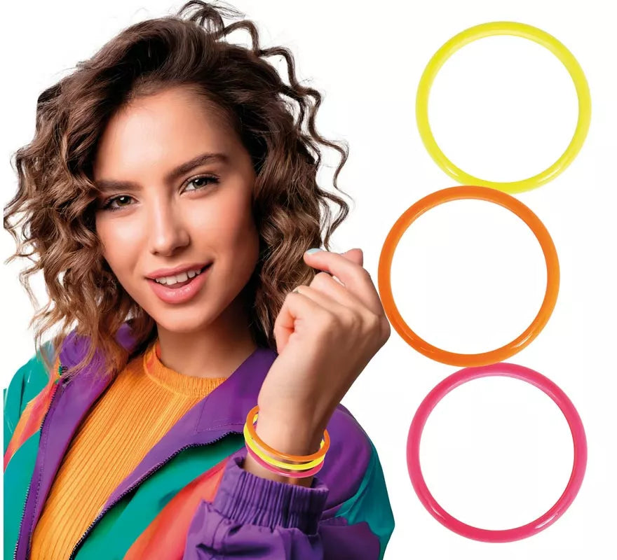 Translation missing: de.Pack de 4 Pulseras de 7,5 cm en colores surtidos